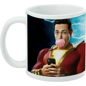 Shazam! Bubblegum Poster Ceramic Coffee Mug - 11oz