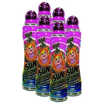 Sunsational Six Pack 4oz Pink Bingo Dauber