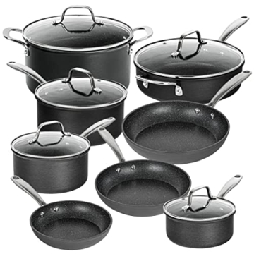 Granitestone 13-Piece Nonstick Cookware Set for All