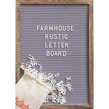 Felt Letter Board with Letters and Numbers 12x17 Inch - First Day of School Board Classroom Decor, F...