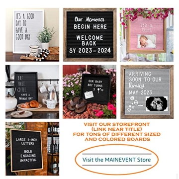 Felt Letter Board - 12x17 Farmhouse Decor Sign Letters