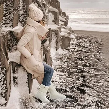 POVOGER Women's Winter Snow Boots - Warm & Stylish