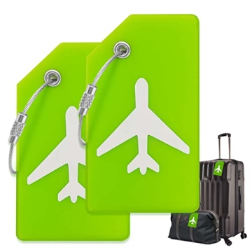Vibrant Durable Silicone Luggage Tags for Effortless Travel Identification