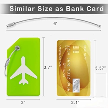 Durable Silicone Luggage Tags for Easy Travel Identification