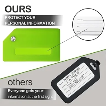 Durable Silicone Luggage Tags for Easy Travel Identification