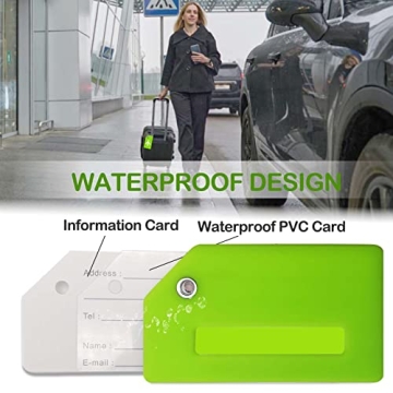Durable Silicone Luggage Tags for Easy Travel Identification