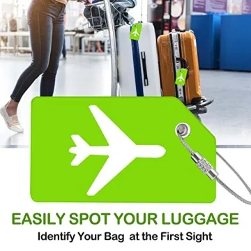 Durable Silicone Luggage Tags for Easy Travel Identification