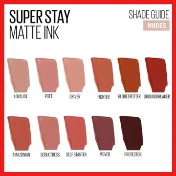 Maybelline Super Stay Matte Ink Liquid Lipstick Makeup, Long Lasting High Impact Color, Up to 16H Wear, Seductress, Light Rosey Nude, 1 Count