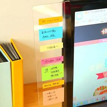 Excelity Concise Monitor Message Board/Computer Monitors Side Panel/Notes Memo Board Message for Monitors,1Set (Left & Right) (Universal)