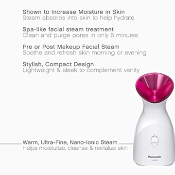 Panasonic Nano Ionic Facial Steamer for Spa Quality Skin Care