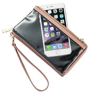 PUFER Phone Purse Crossbody with Touchscreen Window