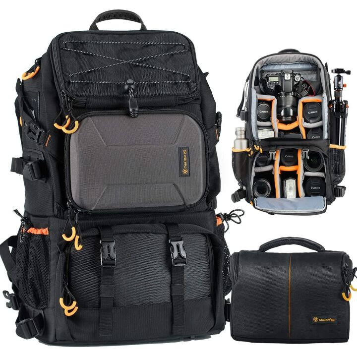 TARION Pro 2-in-1 Waterproof Large Camera Backpack