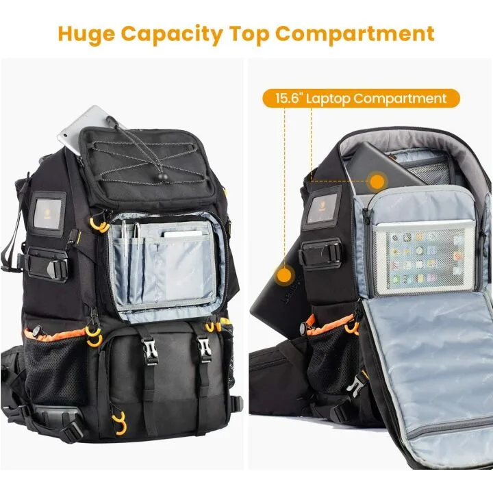 TARION Pro 2-in-1 Waterproof Large Camera Backpack
