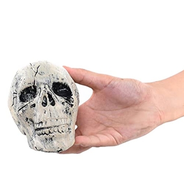 Realistic Glitter Resin Skull Halloween Decoration & Party Ornament