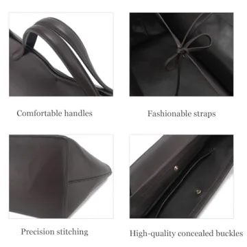 Stylish Genuine Leather Tote Bag for Women - Versatile & Durable