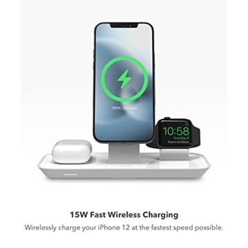 Mophie 3-in-1 Wireless Charging Stand for Apple Devices