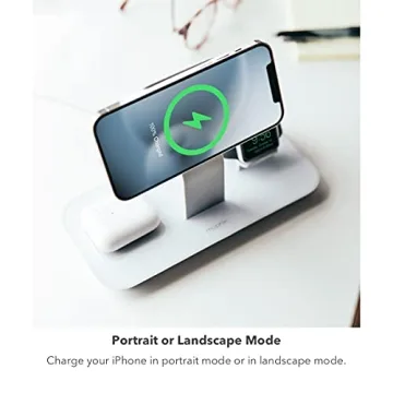 Mophie 3-in-1 Wireless Charging Stand for Apple Devices