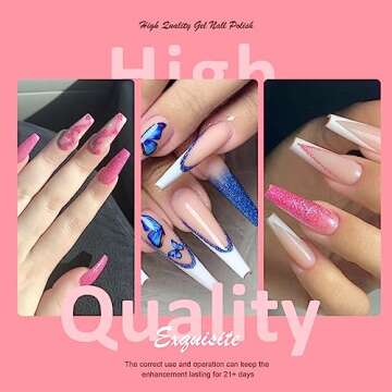 Arousar 8 Colors Reflective Nail Gel Set Gorgeous Shine