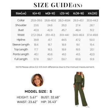 dowerme Women's One Piece Jumpsuits 2025 Long Sleeve Scoop Neck Drawstring Long Rompers Loose Knit Overalls With Pocket