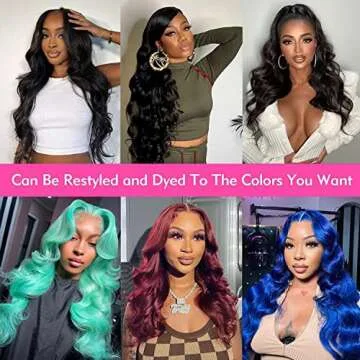 GUART 13x6 HD Body Wave Lace Front Wigs - 180% Density