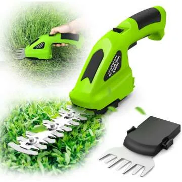 Cordless 2-in-1 Hedge Trimmer & Grass Shear Tool