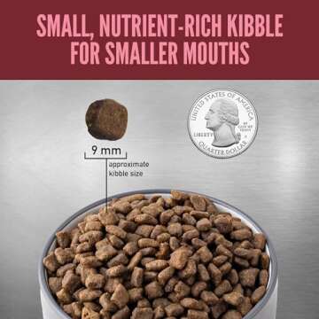 ORIJEN Small Breed Dry Dog Food, Grain Free Dry Dog Food for Small Breeds, Fresh or Raw Ingredients, 4lb