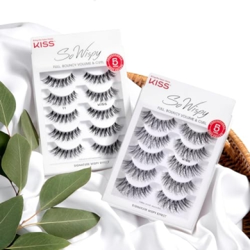 KISS So Wispy False Eyelashes Multipack with Full Volume
