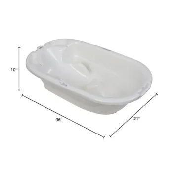 Primo EuroBath Pearl White - Safe Baby Bathtub