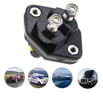 RKURCK 12V-32V Manual Reset 20A Circuit Breaker