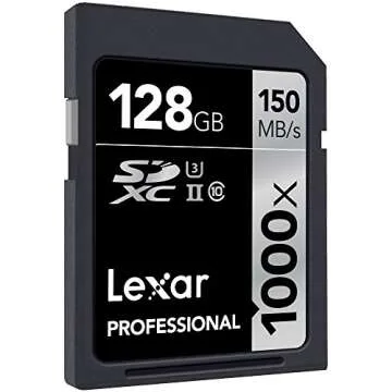 Lexar Professional 128GB SDXC Memory Card, 150MB/s Speed