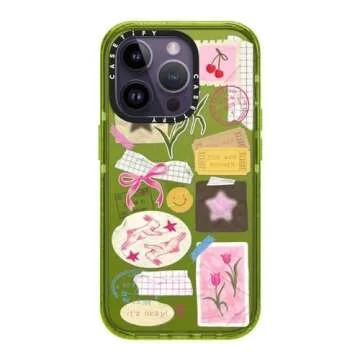 Stylish CASETiFY Impact iPhone 14 Pro Case - 8.2ft Drop Protection & EcoShock Technology