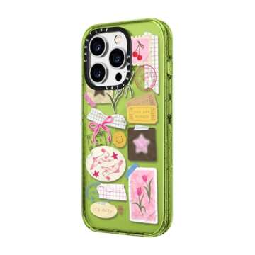 CASETiFY Impact iPhone 14 Pro Case [4X Military Grade Drop Tested / 8.2ft Drop Protection] - You are Stars Collage - Kiwi