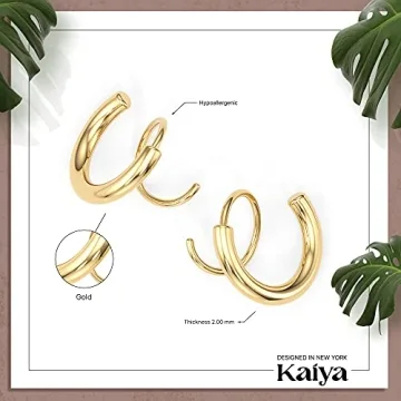 Elegant Spiral Hoop Twist Earrings for Any Occasion
