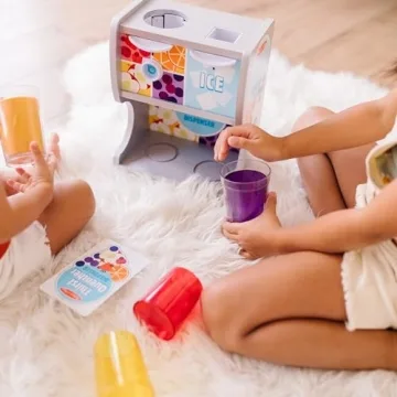 Melissa & Doug Wooden Pretend Play Drink Dispenser FSC Certified