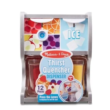 Melissa & Doug Wooden Pretend Play Drink Dispenser FSC Certified