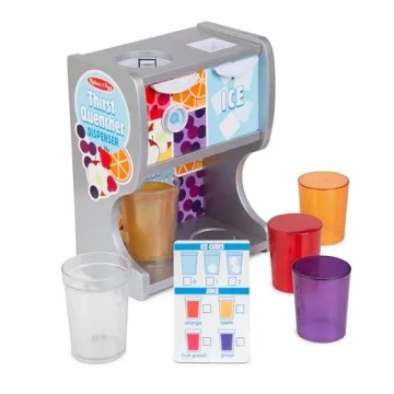 Melissa & Doug Wooden Pretend Play Drink Dispenser FSC Certified