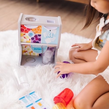 Melissa & Doug Wooden Pretend Play Drink Dispenser FSC Certified