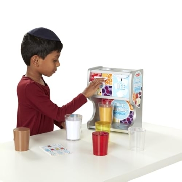 Melissa & Doug Wooden Pretend Play Drink Dispenser FSC Certified