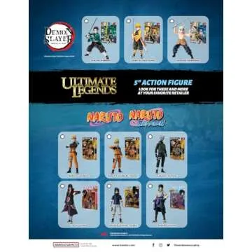 Ultimate Legends Naruto Action Figure with 27 Articulation Points