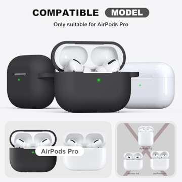 R-fun Silicone Case for AirPods Pro with Cleaner Kit