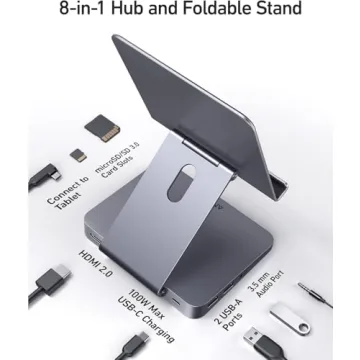 Anker 551 USB-C Hub with Foldable Tablet Stand and HDMI