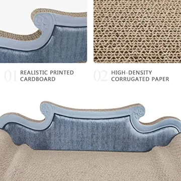 SONGWAY Cat Scratcher Bed - Stylish Sofa Shape for Cats