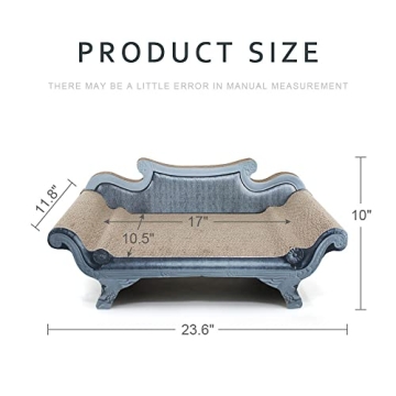 SONGWAY Cat Scratcher Bed - Stylish Sofa Shape for Cats