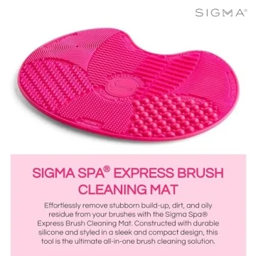Sigma Beauty Makeup Brush Cleaner Mat for All Brushes