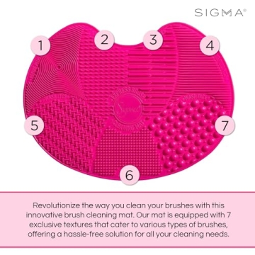Sigma Beauty Makeup Brush Cleaner Mat for All Brushes