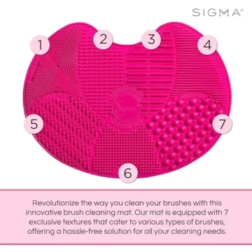 Sigma Beauty Makeup Brush Cleaner Mat for All Brushes