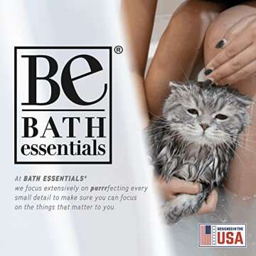 JSO HOME Shower Curtain Liner - Heavy Duty 6 Guage PEVA - Built in 3 Weighted Magnets - 12 Aluminium Grommets - (White X1)