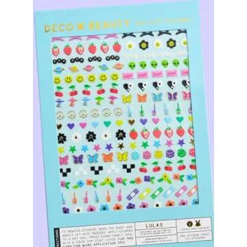 Lulas Nail Stickers - Lightweight & Easy-to-Apply Nail Art with Adorable Animal Designs - Durable & ...