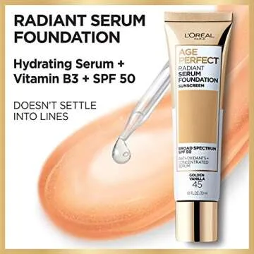 L’Oréal Paris Radiant Serum Foundation SPF 50 for Aging Skin