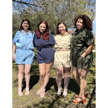 IN'VOLAND Plus Size 2 Piece Outfits Comfortable Cotton Set